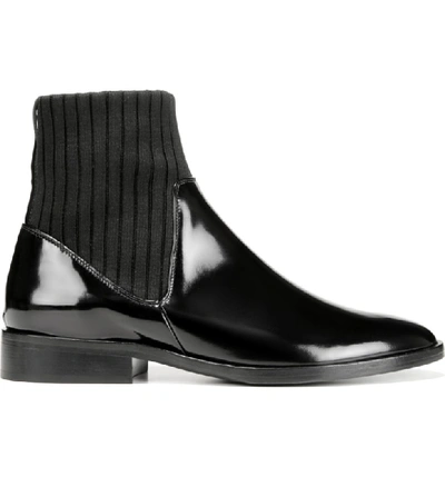 Shop Vince Perlow Sock Bootie In Black