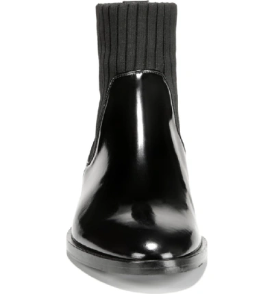 Shop Vince Perlow Sock Bootie In Black