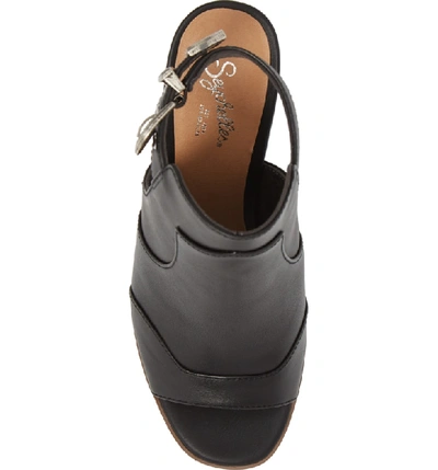 Shop Seychelles Ecosystem Sandal In Black Leather