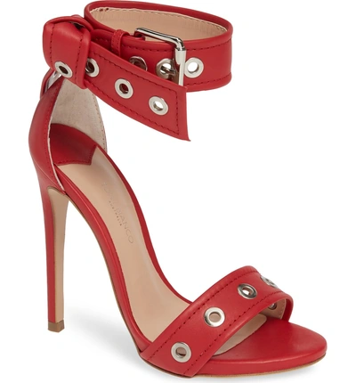 Shop Tony Bianco Acadia Sandal In Red Denver Leather