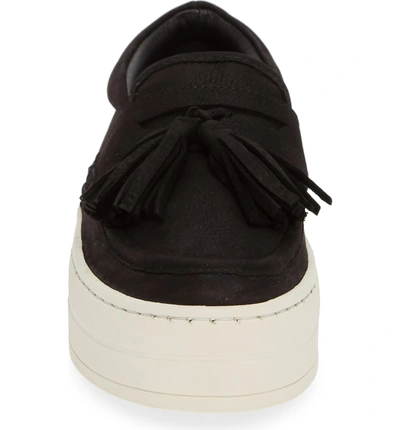 Shop Jslides Hallie Slip-on Sneaker In Black Nubuck
