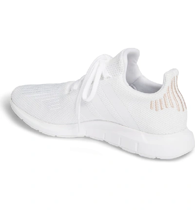 Shop Adidas Originals Swift Run Sneaker In White/ Crystal White/ White