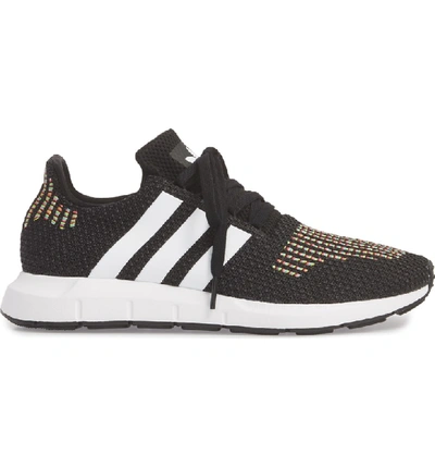 Shop Adidas Originals Swift Run Sneaker In Core Black/ White/ Core Black