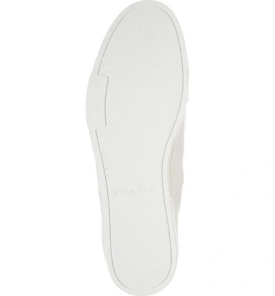 Shop Calvin Klein Irah Sneaker In White Leather