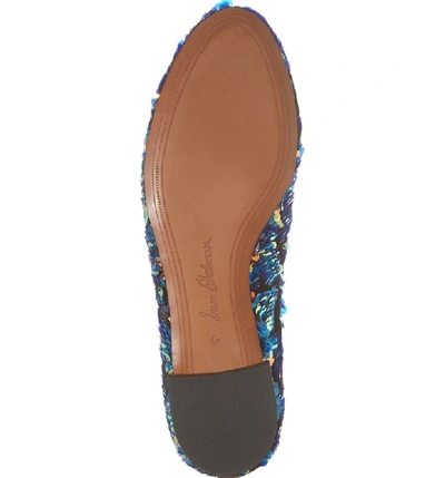 Shop Sam Edelman Jordy Flat In Floral Sequin