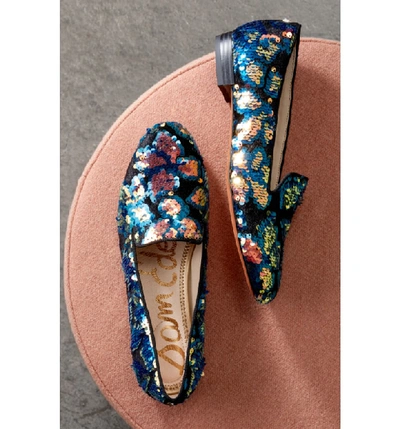 Shop Sam Edelman Jordy Flat In Floral Sequin