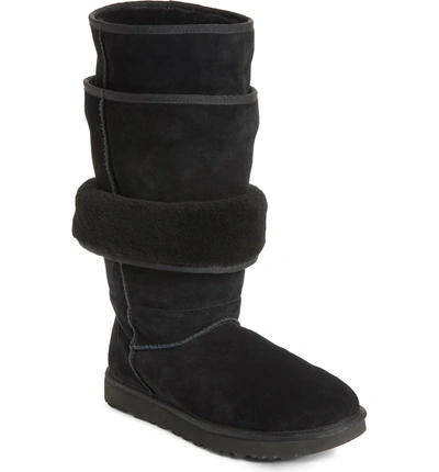 Shop Y/project X Ugg Layered Boot In Noir