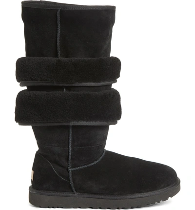 Shop Y/project X Ugg Layered Boot In Noir
