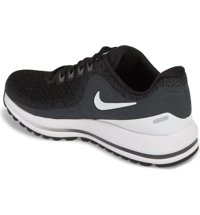 Shop Nike Air Zoom Vomero 13 Running Shoe In Black/ White/ Anthracite