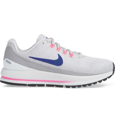 Shop Nike Air Zoom Vomero 13 Running Shoe In Vast Grey/ Deep Royal Blue