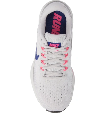 Shop Nike Air Zoom Vomero 13 Running Shoe In Vast Grey/ Deep Royal Blue