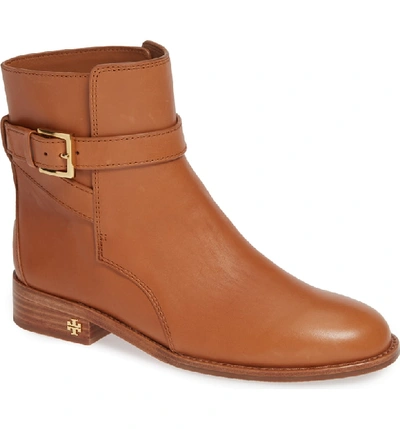 Tory Burch Women's Brooke Leather Ankle Booties In Brown | ModeSens