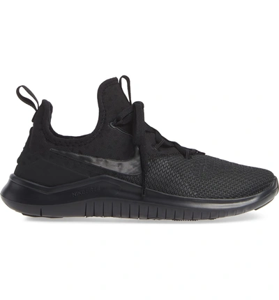 Shop Nike Free Tr8 Training Shoe In Black/ Black-black