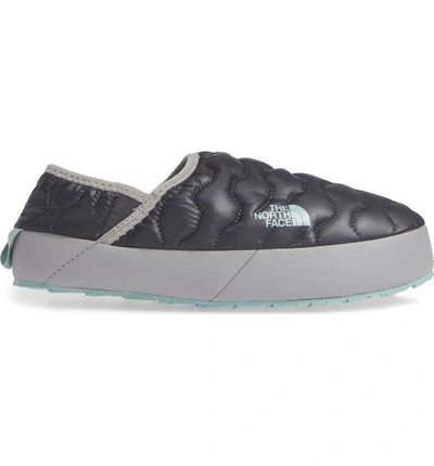 Shop The North Face Thermoball(tm) Water Resistant Traction Mule In Blackened Pearl/ Foil Grey