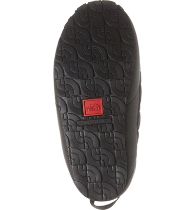Shop The North Face Thermoball(tm) Water Resistant Traction Mule In Shiny Black/ Beluga Grey