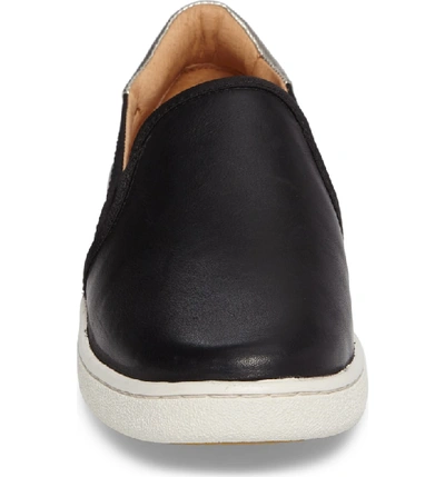 Shop Ugg Cas Slip-on Sneaker In Black Leather