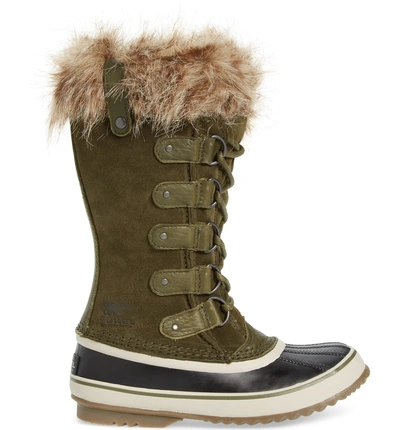 Shop Sorel 'joan Of Arctic' Waterproof Snow Boot In Nori/ Dark Stone