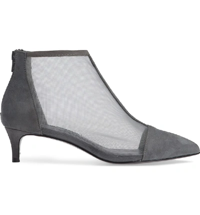 Shop Charles David Parlour Mesh Bootie In Charcoal Mesh
