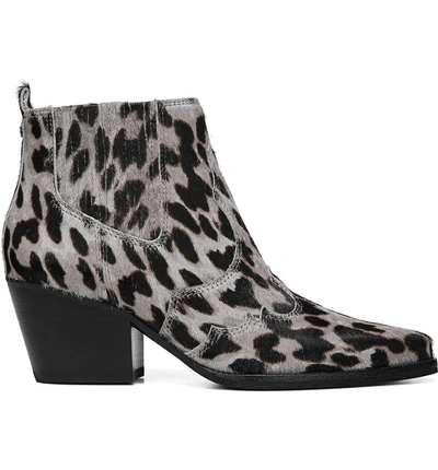 Shop Sam Edelman Winona Genuine Calf Hair Bootie In Clouded Leopard Brahma Hair