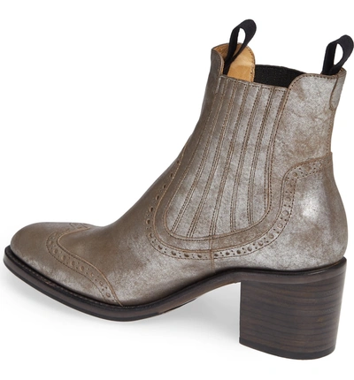 Shop The Office Of Angela Scott Miss Scott Chelsea Boot In Steel