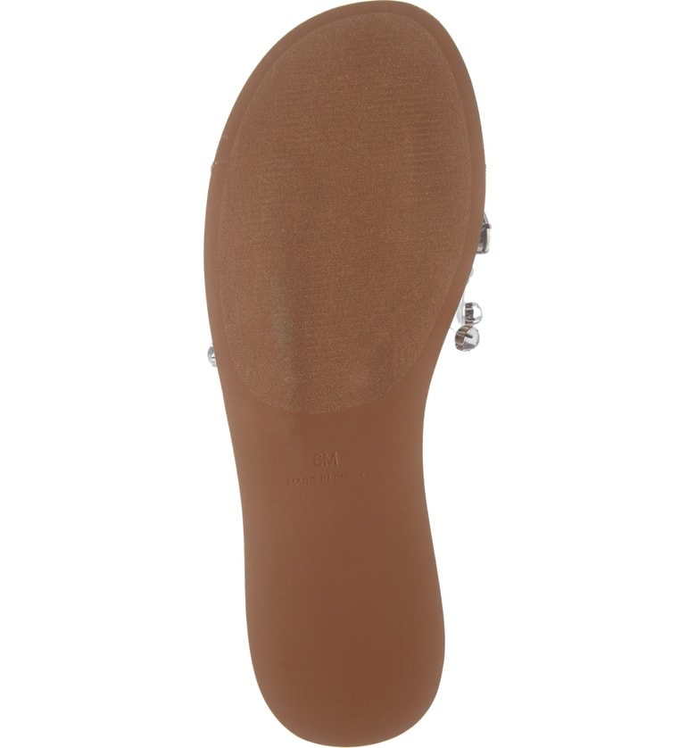 steve madden regent embellished slide sandal