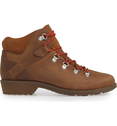 Shop Teva De La Vina Dos Alpine Waterproof Low Boot In Pecan Leather