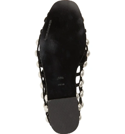 Shop Alexander Wang Grommet Flat In Black