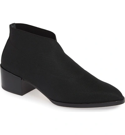 Shop Donald Pliner Daved Stretch Bootie In Black Elastic