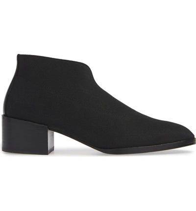 Shop Donald Pliner Daved Stretch Bootie In Black Elastic