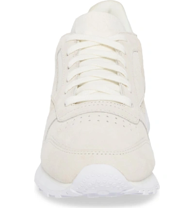 Shop Reebok Classic Leather Sneaker In Chalk / White