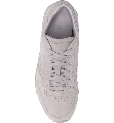 Shop Reebok Classic Leather Sneaker In Whisper Grey