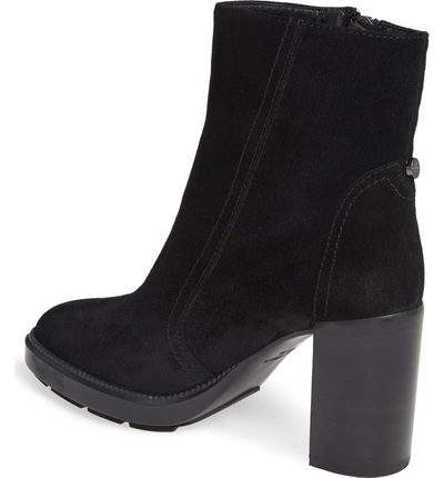 Shop Aquatalia Ilenia Water Resistant Bootie In Black Metallic Suede