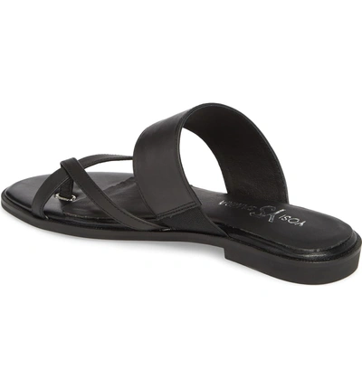 Shop Yosi Samra Carina Slide Sandal In Black