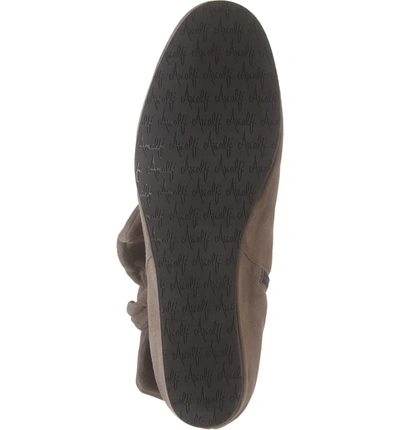 Shop Amalfi By Rangoni Vicenza Bootie In Dark Taupe Suede