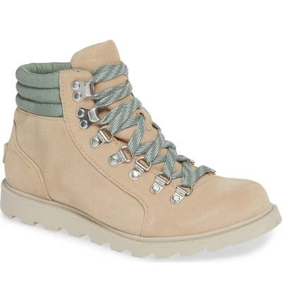 Shop Sorel Ainsley Conquest Waterproof Boot In Oatmeal