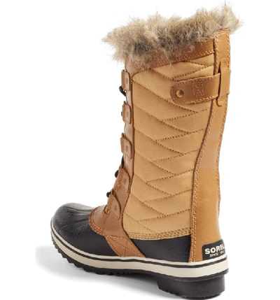 Shop Sorel 'tofino Ii' Faux Fur Lined Waterproof Boot In Curry