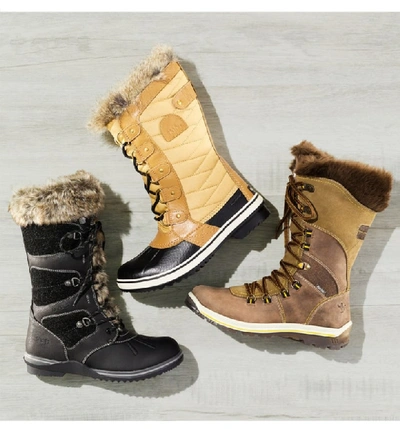 Sorel Kid's Tofino Ii Tall Hiking Boots With Faux Fur-trim, Baby/kids In Curry