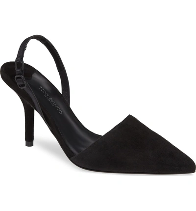 Shop Tony Bianco Elly Pump In Black Suede