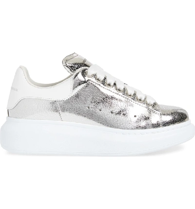 Shop Alexander Mcqueen Sneaker In Silver