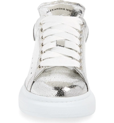 Shop Alexander Mcqueen Sneaker In Silver