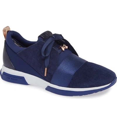 de ultramar Currículum tienda Ted Baker Cepap 2 Sneaker In Navy Suede | ModeSens