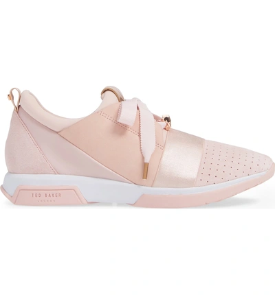 Ted baker sporty strap detail blush suede best sale trainers
