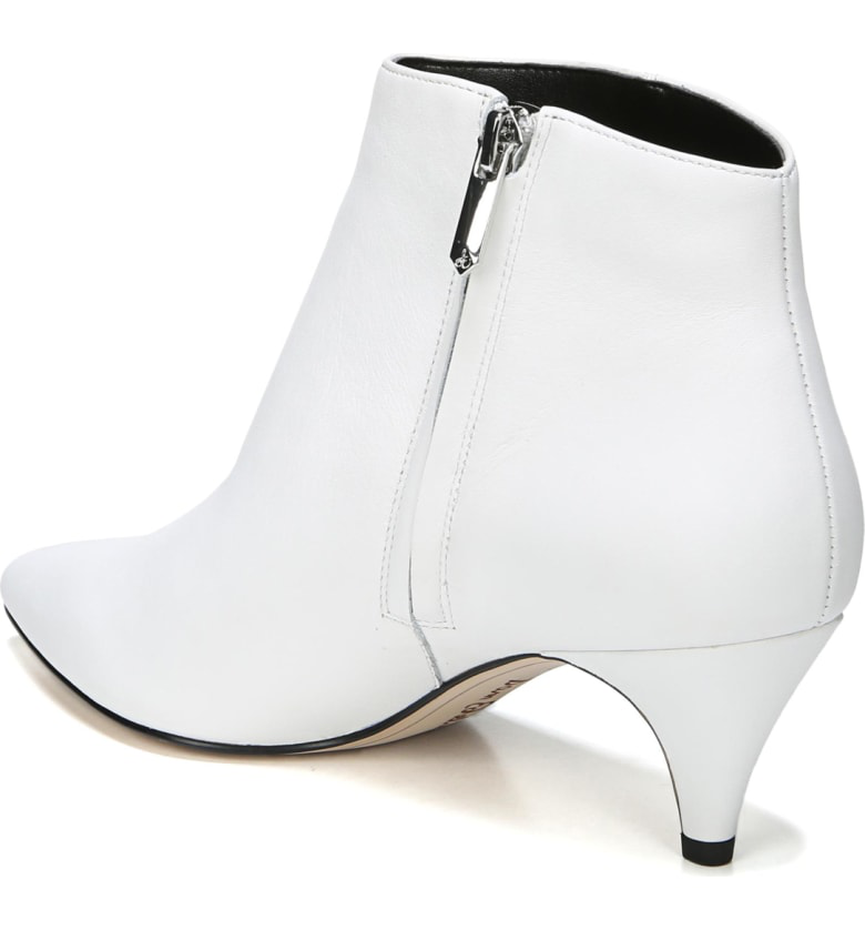 bootie with kitten heel
