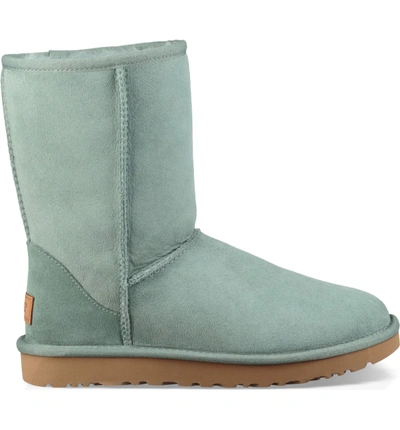 Shop Ugg 'classic Ii' Genuine Shearling Lined Short Boot In Sea Green
