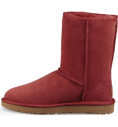 Shop Ugg 'classic Ii' Genuine Shearling Lined Short Boot In Redwood