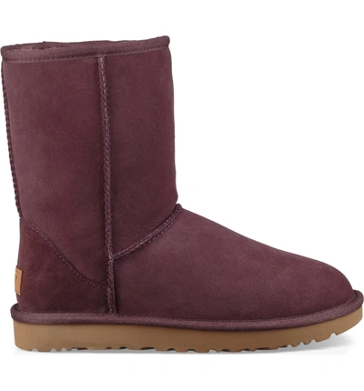 Shop Ugg 'classic Ii' Genuine Shearling Lined Short Boot In Port