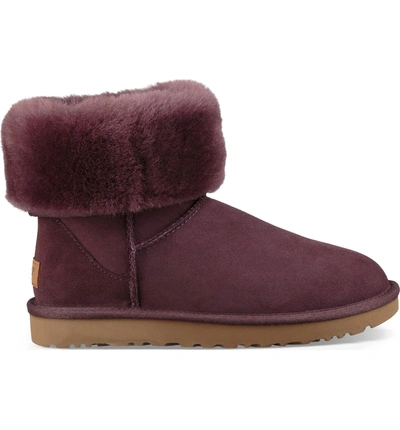Shop Ugg 'classic Ii' Genuine Shearling Lined Short Boot In Port