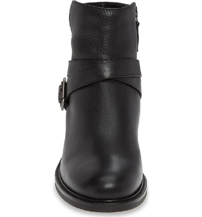 Bree Water Resistant Bootie In Black Tumbled Calf