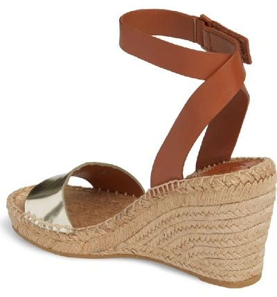 Tory Burch Women's Bima Espadrille Platform Wedge Sandals In Gold | ModeSens