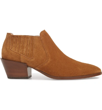 Shop Tod's Tex Ankle Boot In Brown Suede